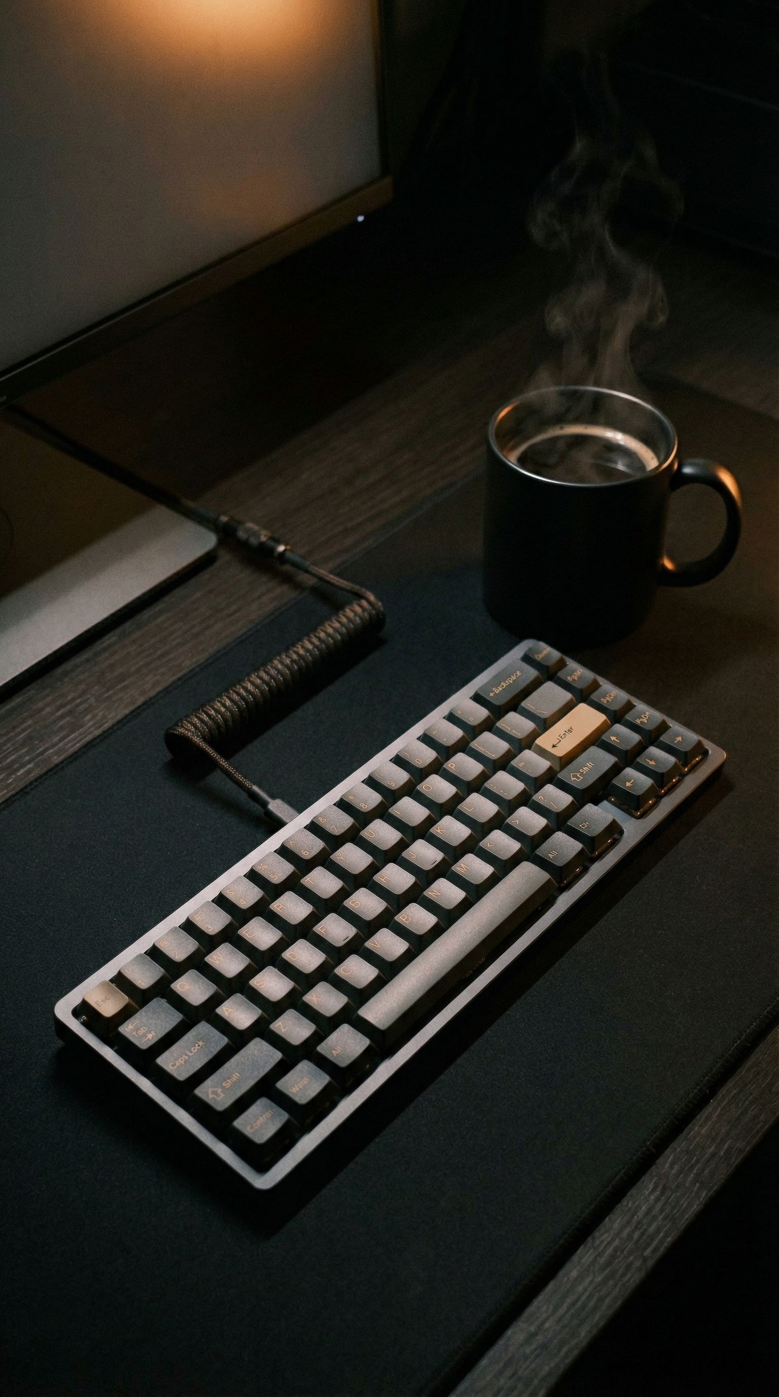 Minimalist Blackout Desk Setup: 5 Exact Essentials for the Perfect Stealth Workspace Setup Image
