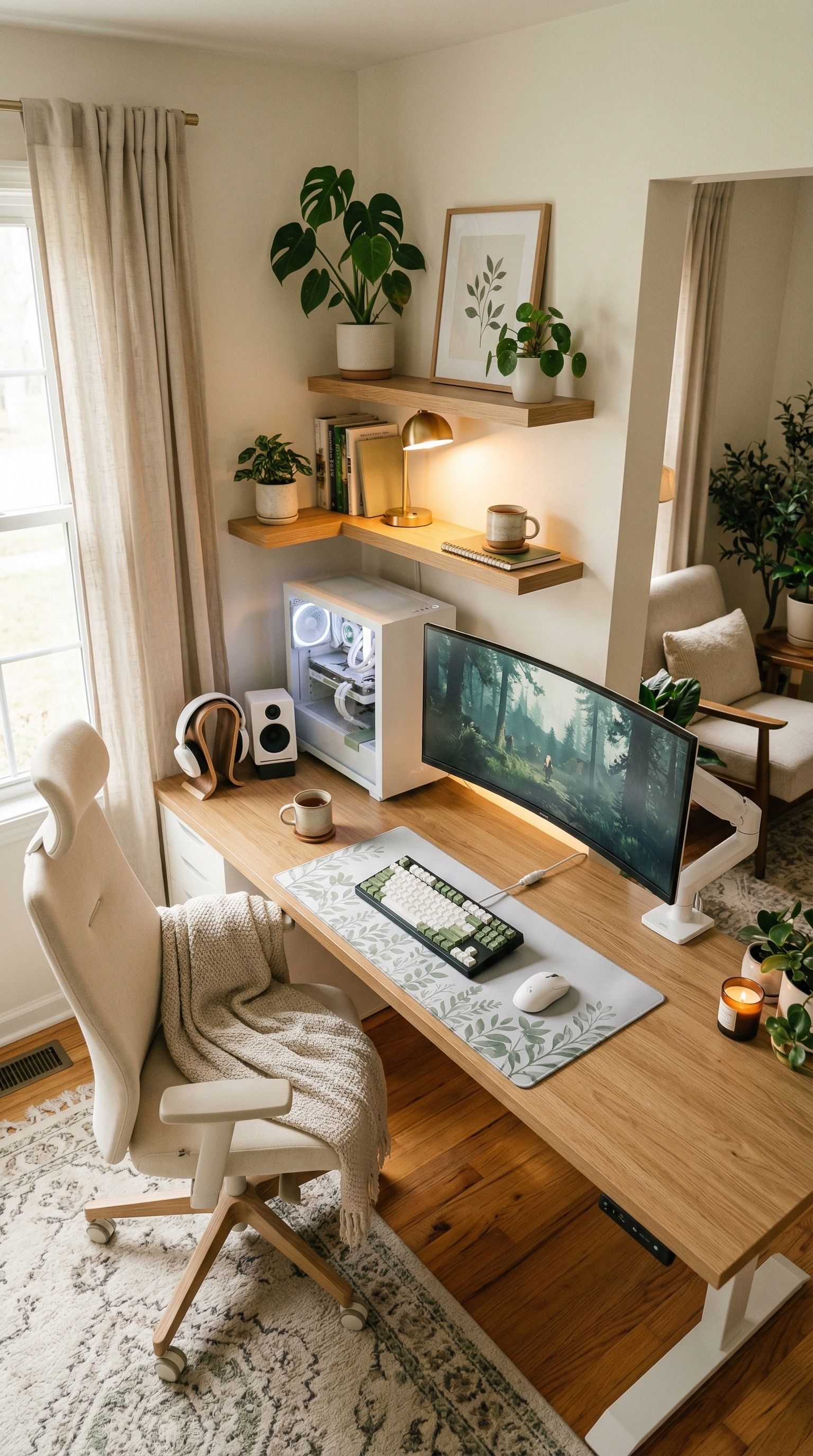 Matcha Green Cozy Desk Setup: The 5 Exact Products You Need for This Viral Aesthetic Setup Image