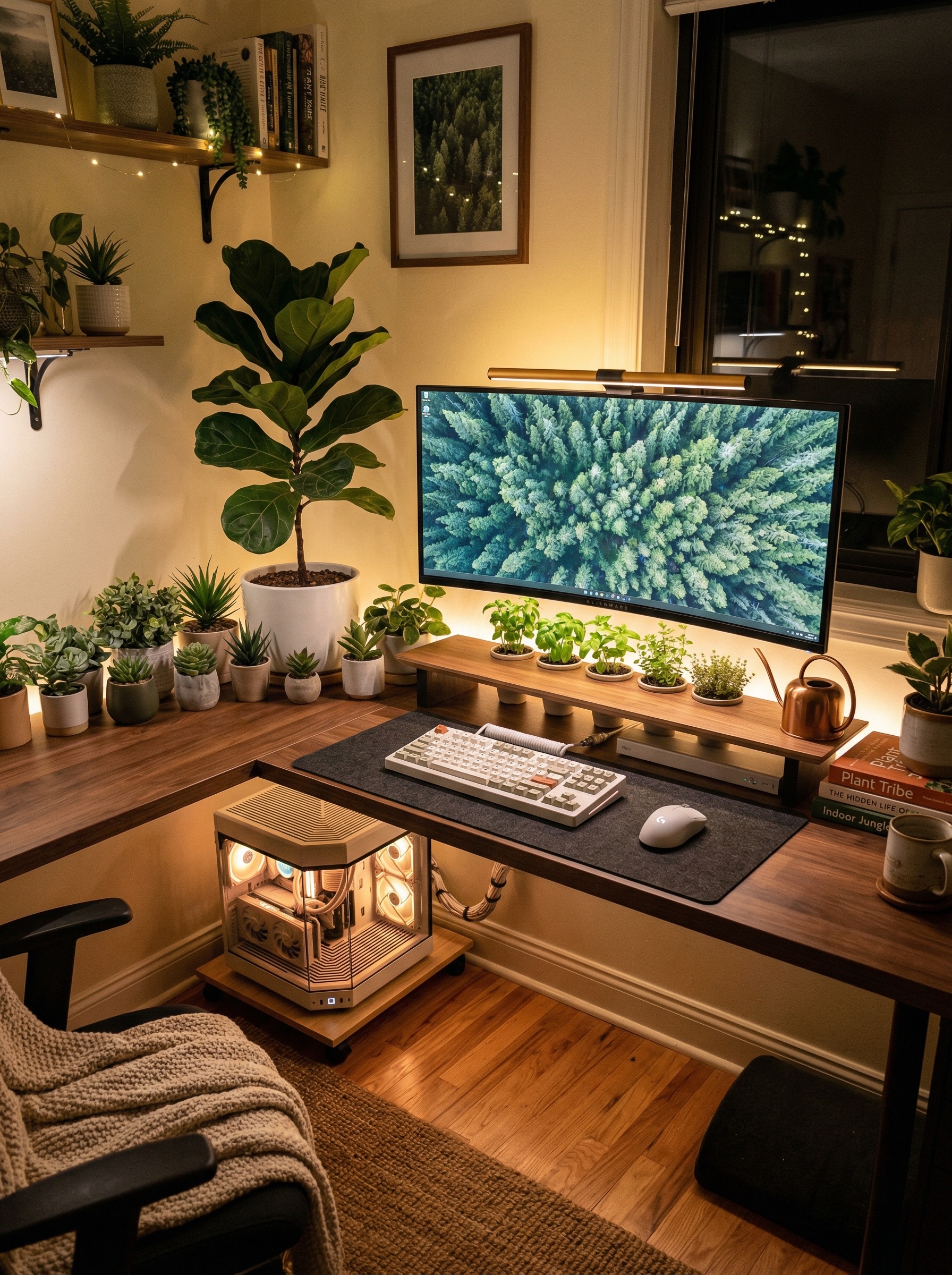 5 Lush Plant Lover Desk Accessories That Will Transform Your Gaming Setup Into a Jungle Oasis Setup Image