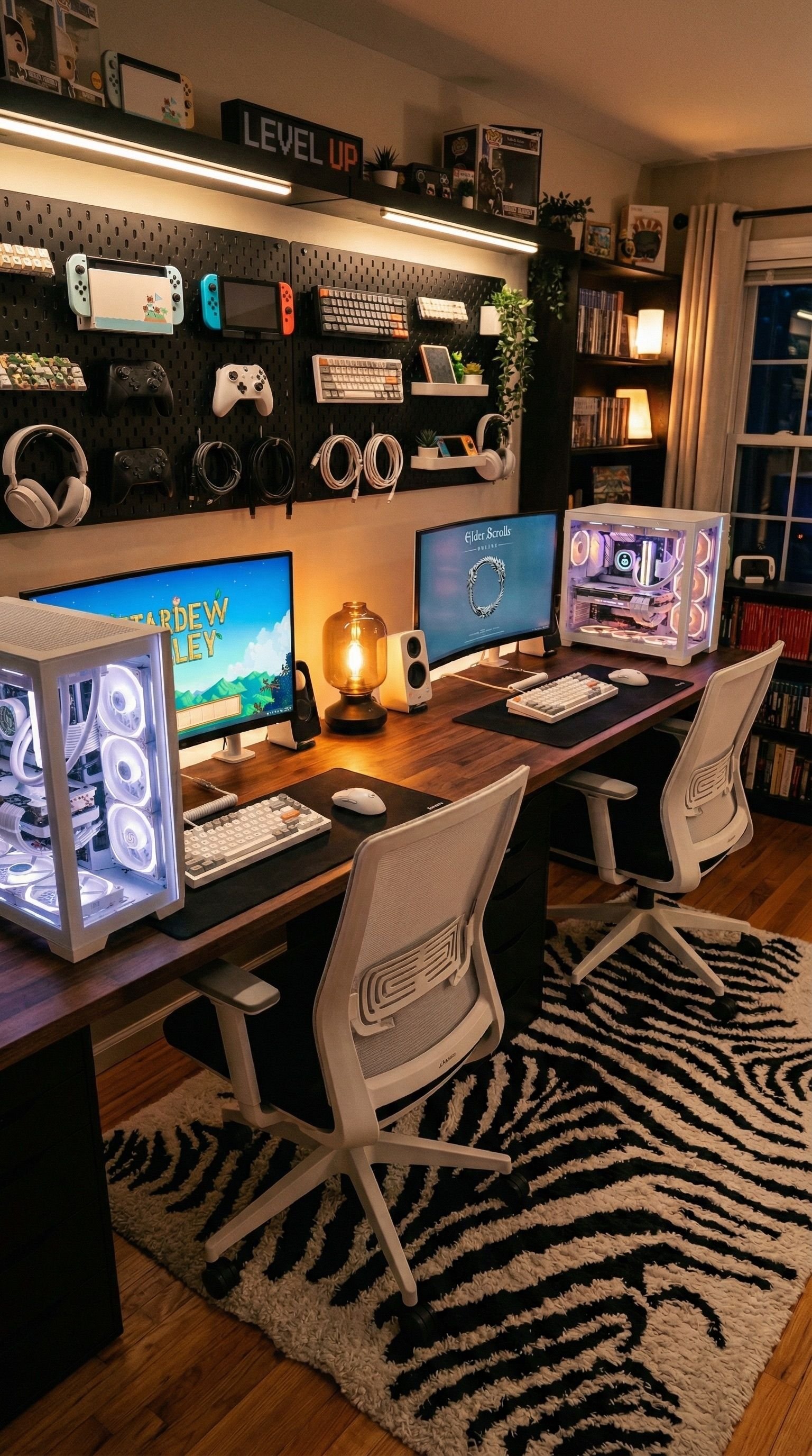 The Ultimate His & Hers Couples Gaming Room Setup Setup Image