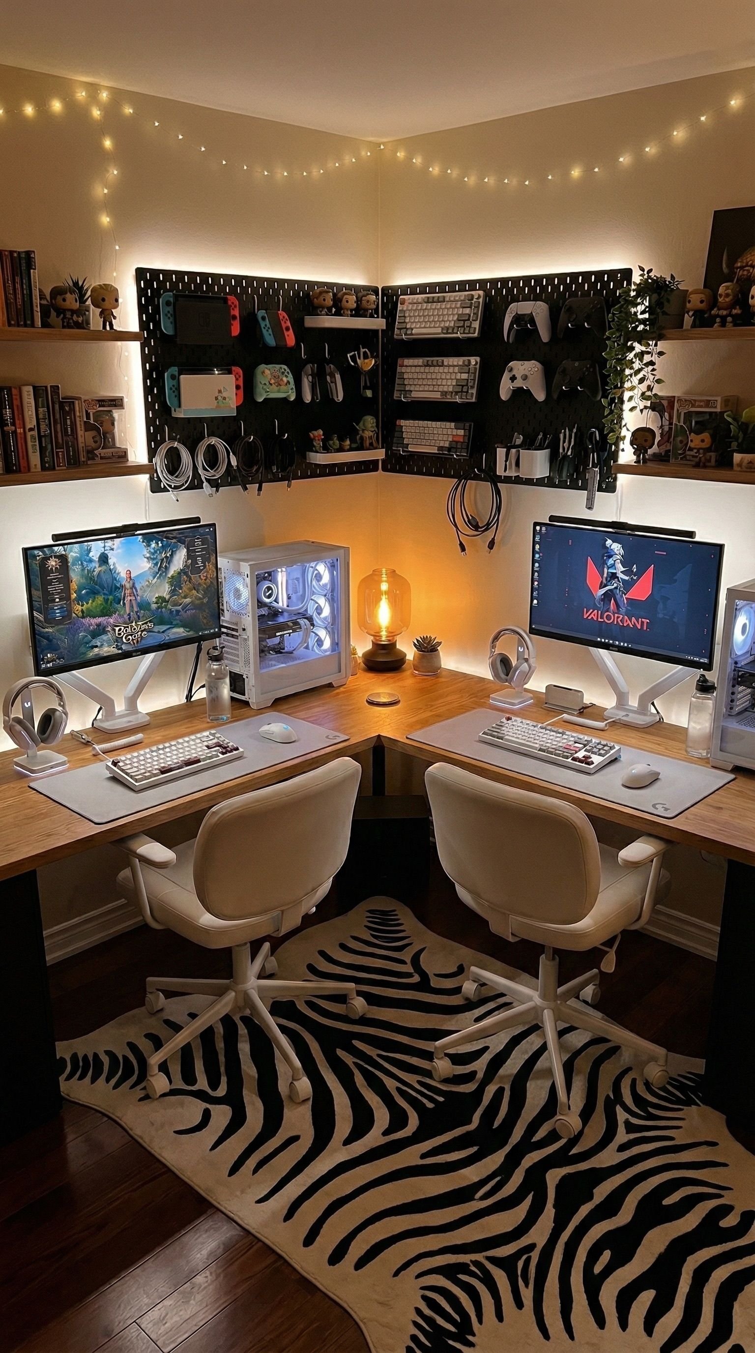 The Ultimate His & Hers Couples Gaming Room Setup Setup Image