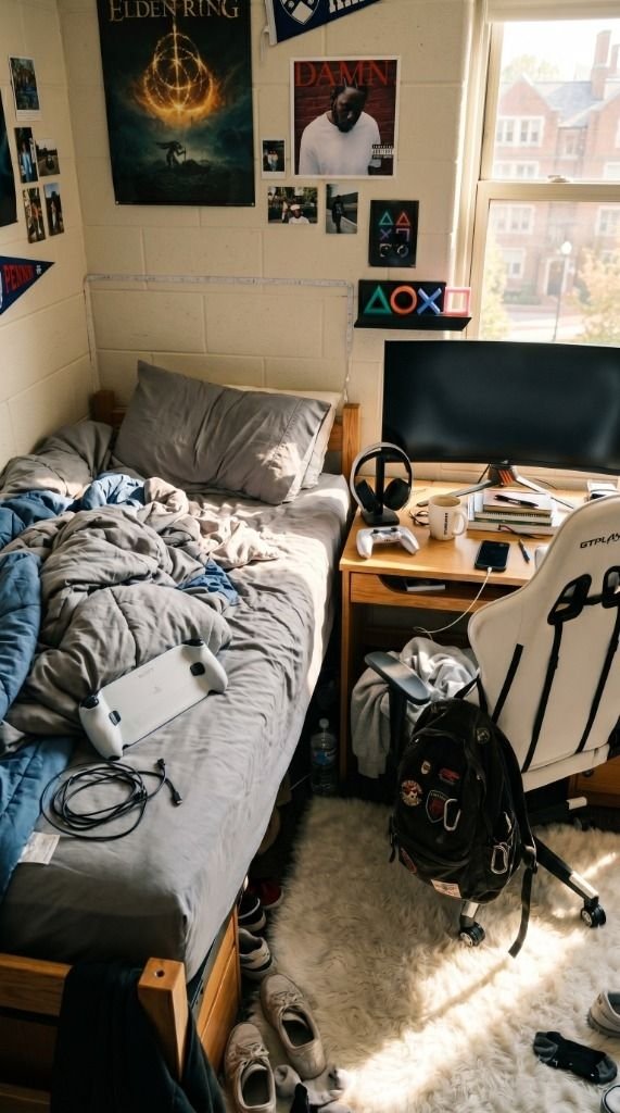 PS5 Console Gaming Dorm Setup (Cozy RGB Aesthetic) Setup Image