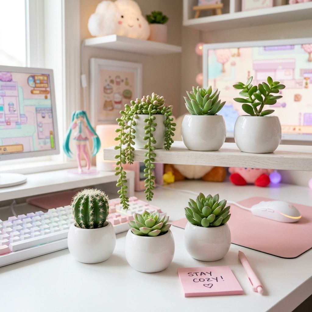 Kawaii Pastel Gaming Desk Setup Ideas for the Cutest Aesthetic Room Setup Image