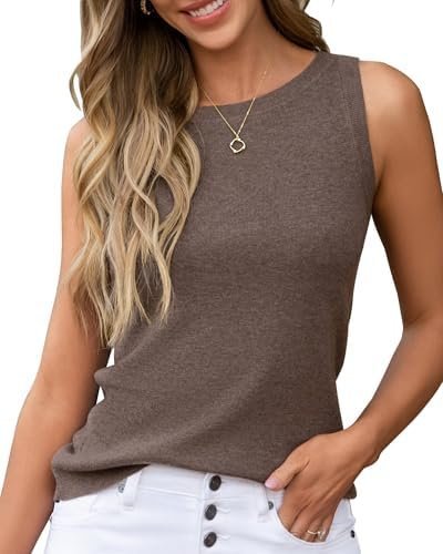 This Budget Utility Fit Looks Like Weekend Plans ? — Arach&Cloz Sleeveless Wool Blend Sweater Tank