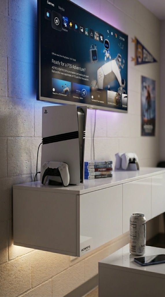 The Dorm Room Gaming Space That Makes Your RA Jealous Setup Image