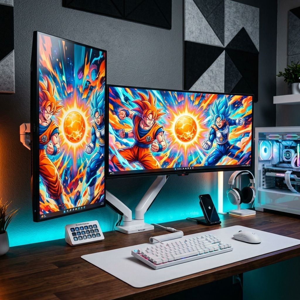 Ultimate Chainsaw Man Dual Gaming Setup Setup Image