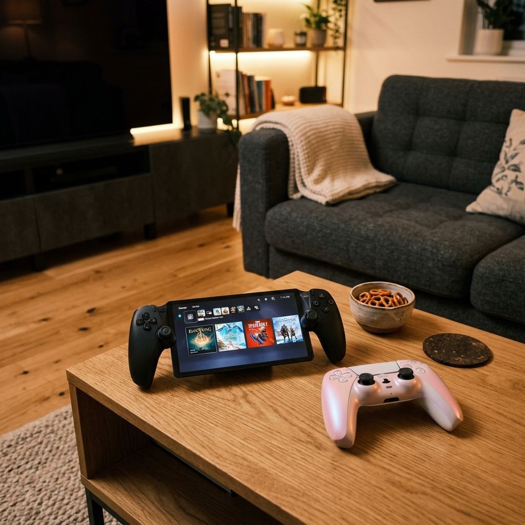 Ultimate PS5 Pro Console Gaming Lounge Setup Setup Image