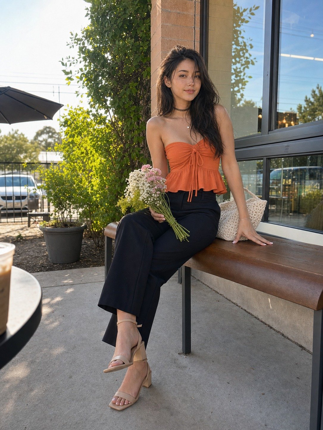This Budget Tie-Front Fit Looks Planned ? — Outfit Detail