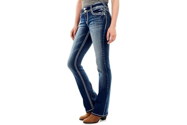 Lunch date lookbook: Cozy Amazon finds that eat ? — WallFlower Luscious Curvy Bootcut Jeans for Women, Mid-Rise Insta Stretch Denim, Size-Inclusive Juniors Jeans