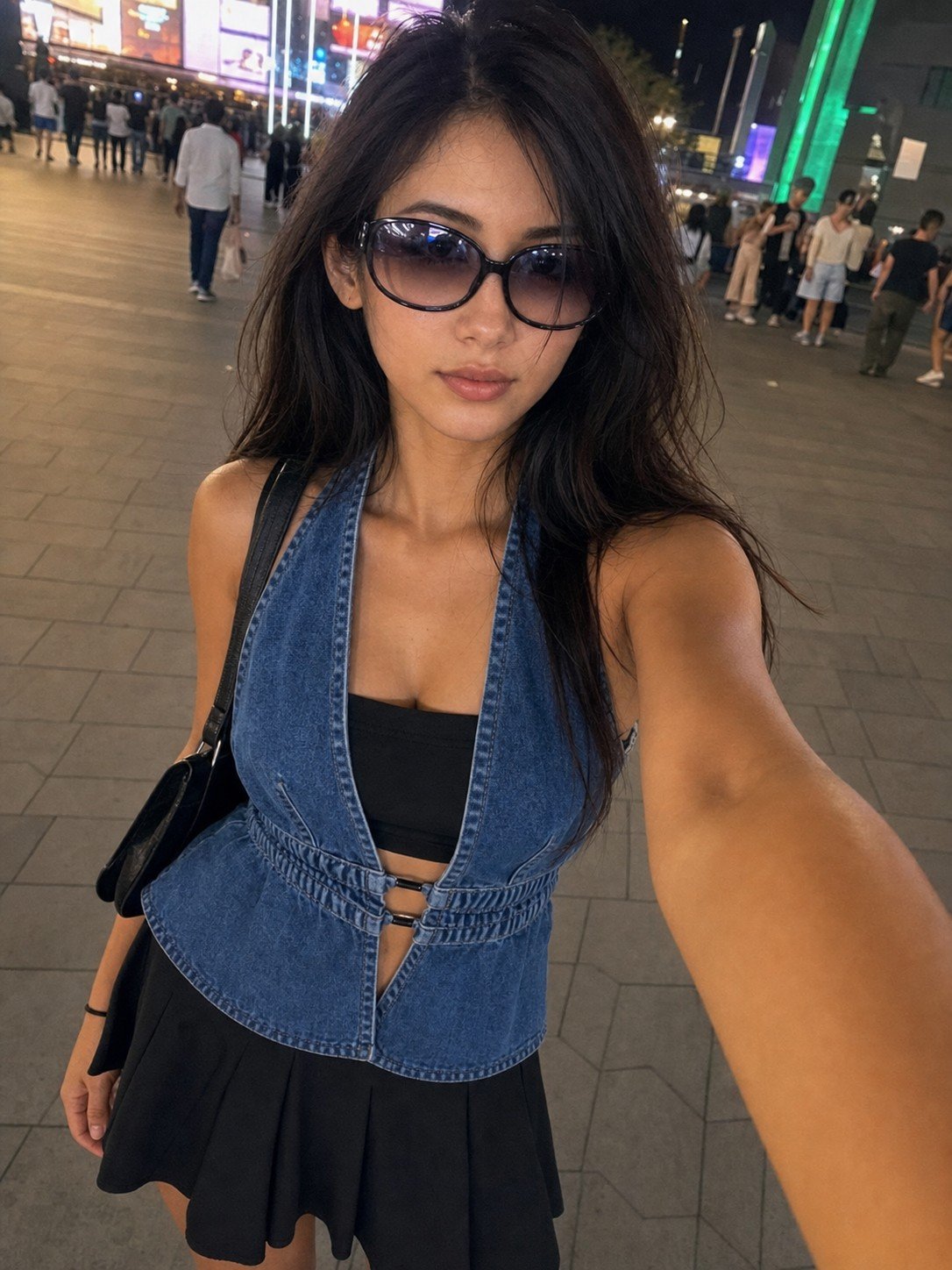 This Budget Denim Skort Fit Is Main Character Coded ? — Outfit Detail