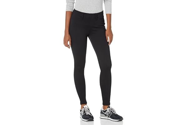Late night fit diaries: cozy and edgy Amazon outfits — Amazon Essentials Women's Pull-On Mid Rise Stretchy Knit Jegging (Available in Plus Size)