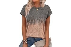 When Shorts makes the errand feel like a main character moment — Alaroo Womens Summer Tops Short Sleeve Shirts Crew Neck Cute Trendy Tunic Blouses (S-3XL)