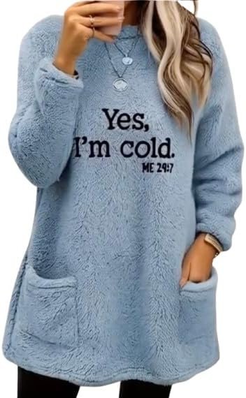 How to make Sweatshirt feel intentional, comfortable, and current — Elyora Women’s Fleece Sweatshirt Cozy Pullover Sweaters for Women with Pockets Long Sleeve Warm Winter Fall Clothes Top