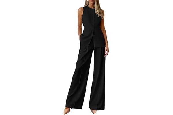 Building a low-maintenance at-home edit around Blazer — PRETTYGARDEN Women's 2 Piece Sets Summer 2026 Work Clothes Sleeveless Blazer Vest Pants Suits Spring Business Casual Outfits