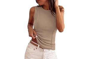 Finding the perfect balance with Tank Top under the late-night sun — PRETTYGARDEN Sleeveless Tops for Women 2026 Summer Ribbed Tank Top Fitted Shirts Basic Tees Cute Spring Going Out Y2k Clothes