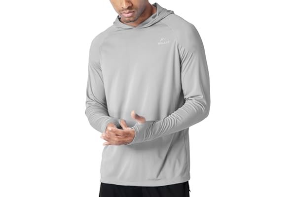 Elevator mirror check: Simple daily uniform setup — Willit Men's UPF 50+ Sun Protection Hoodie Lightweight Long Sleeve Fishing Shirt