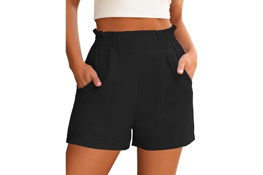 How Hooded Sweatshirt instantly elevated a five-minute at-home look — ANRABESS Shorts for Women Summer Casual Elastic High Waisted Wide Leg Cute Dressy 2026 Vacation Beach Clothes