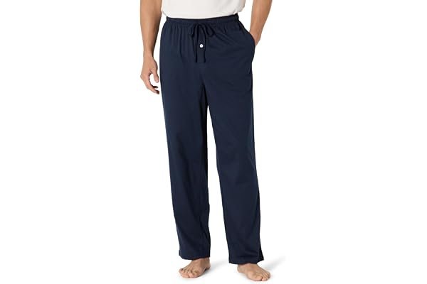 A quick at-home check-in: Jacket style notes — Amazon Essentials Men's Relaxed-Fit Lightweight Cotton Knit Lounge Pajama Pants