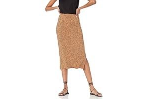 A seamless everyday outfit formula built on T-Shirt — Amazon Essentials Women's Pull-On Knit Midi Skirt with Elastic Waist, Stretchy (Available in Plus Size)