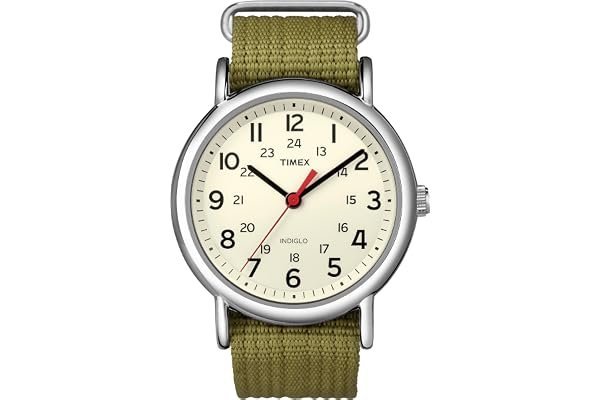 Lunch with the boss (my wife) & chasing kids fit check — Timex Weekender 38mm Unisex Analog Watch Nylon Strap