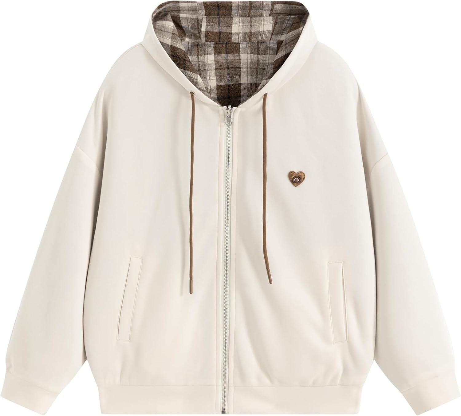 A very specific outfit mood: Hoodie and nowhere urgent to be — Aelfric Eden Boxy Zip Up Hoodie Y2k Unisex Causal Reversible Jacket