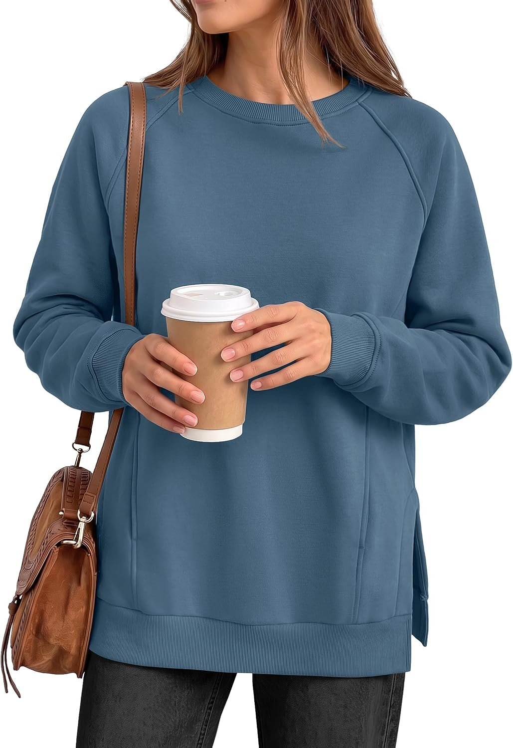 Building a low-maintenance everyday edit around Sweatshirt — Anrabess Oversized Sweatshirt for Women Fleece Fall Outfits