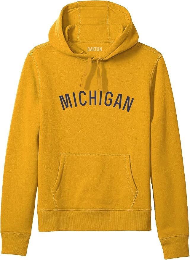 The sunset outfit code: Sweatshirt with relaxed daily energy — Daxton Adult Unisex Soft Pullover USA Cities States Comfort Hoodie Fleece Sweatshirt