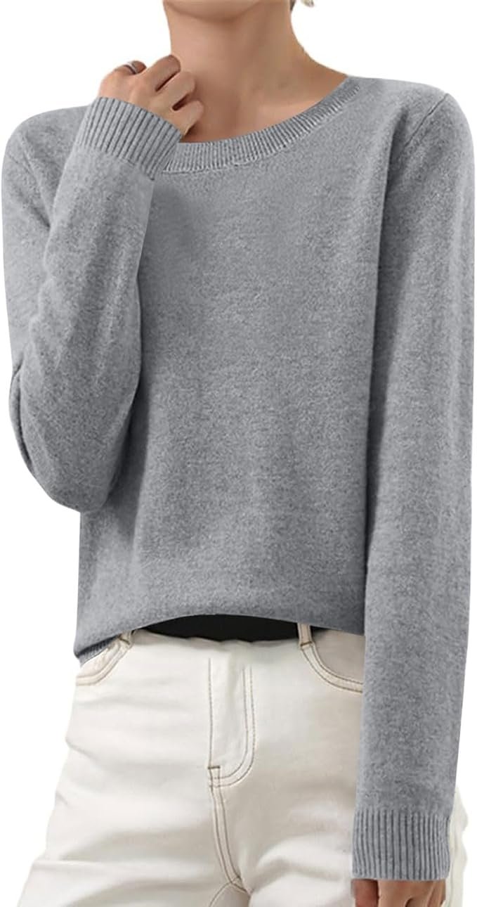 I wore Lightweight Top; the day developed a personality — Pxlknzh Cashmere Sweaters for Women Trendy Soft Lightweight Pullover Tops