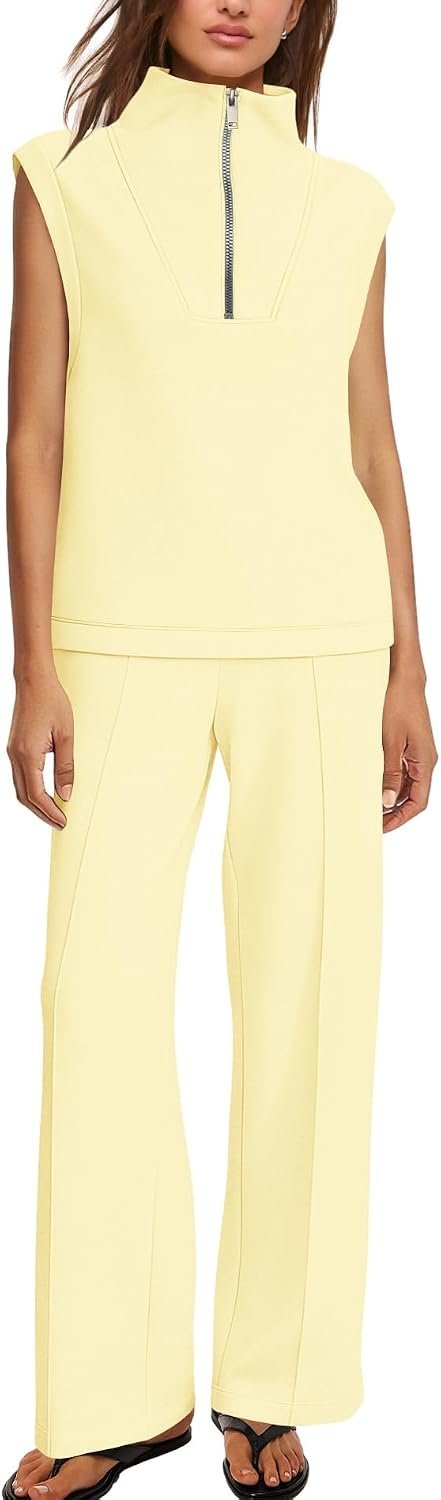 When Women 2 Piece Sets Lounge brings just enough texture contrast to the outfit — Senserise Women 2 Piece Outfits Sets Summer Lounge Set