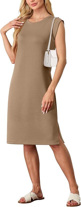 How Dress became today's main storyline — Tesancco Summer Dresses for Women Sleeveless Tank Midi Dress with Pockets