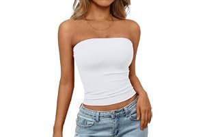 How to style Cropped Strapless Top for that effortless golden-hour transition — Trendy Queen Women's Strapless Bandeau Crop Top