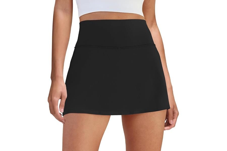 The midday outfit plot twist starring Tank Top — DLOODA Womens Skort Tennis Skirt with Pocket Shorts Mini Golf Skirts High Waisted Athletic Skorts Summer Workout
