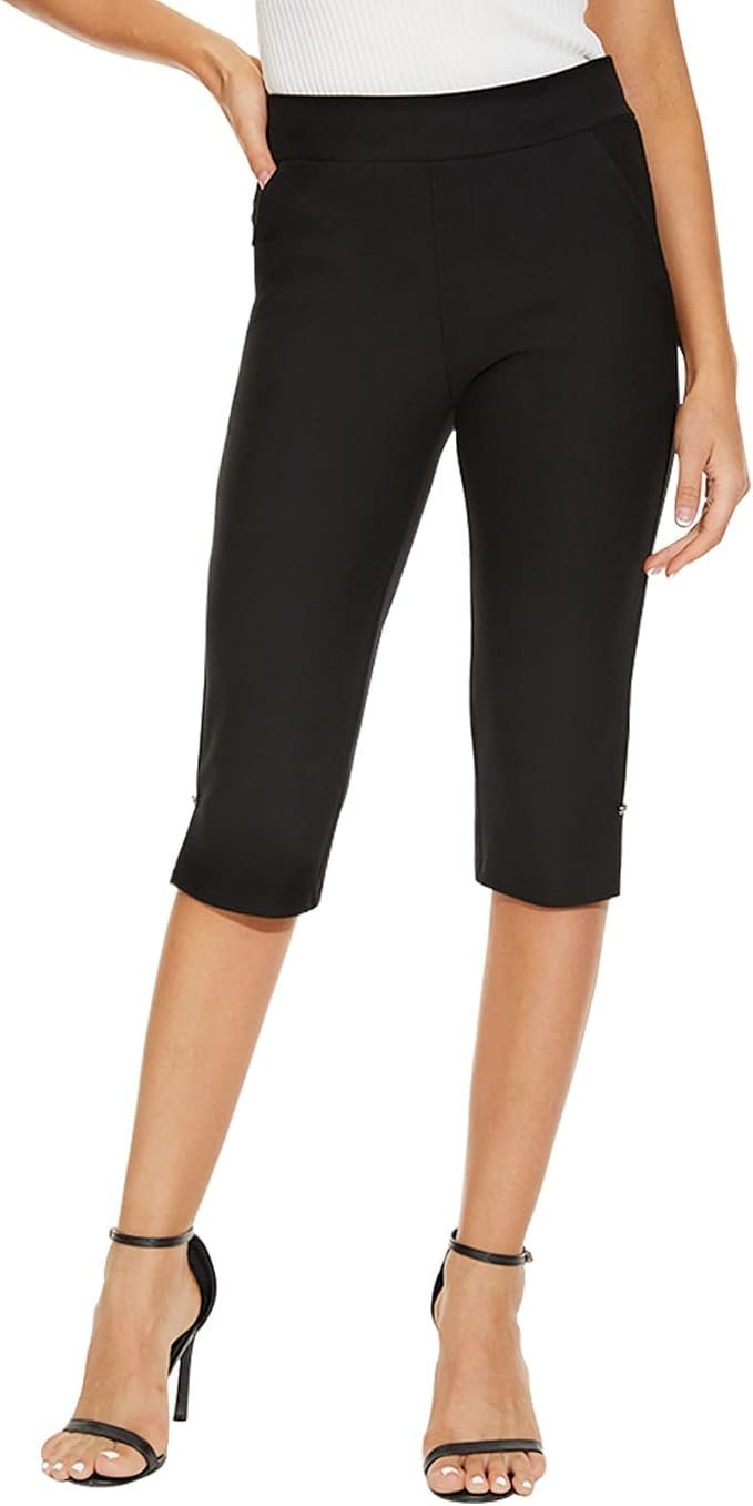 The Tank Top outfit for when casual needs a better publicist — Ginasy Capri Pants for Women, Tummy Control Leggings with Pockets