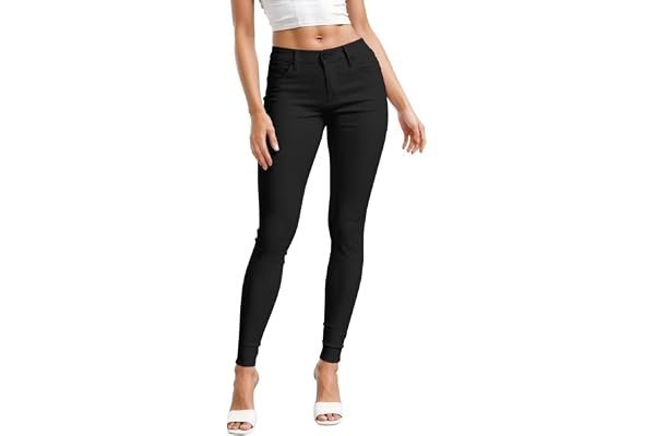 How to style Cropped Hooded Hoodie for that effortless everyday transition — Hybrid & Company Womens Hyper Ultra Stretch Comfy Skinny Leg Work Casual Pants