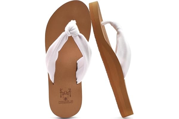 A quick everyday check-in: Dress style notes — KuaiLu Flip Flops for Women with Arch Support Yoga Mat Comfortable Summer Beach Walking Thong Cushion Sandals Slip On Indoor Outdoor