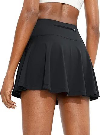 Styling Square-Neck Tank Top without overcomplicating the rest of the look — SANTINY Pleated Tennis Skirt for Women with 4 Pockets Women's High Waisted Athletic Golf Skorts Skirts for Running Casual