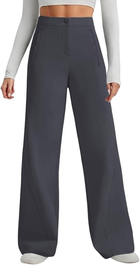 Boat-Neck T-Shirt are doing the most, politely — Topyogas Womens Dress Work Pants Stretch Business Casual Slacks