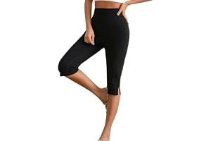 The at-home styling trick: letting Cropped Shirt set the visual tone — Verdusa Women's Capri Leggings High Waisted Knee Length Shorts Capri Pants