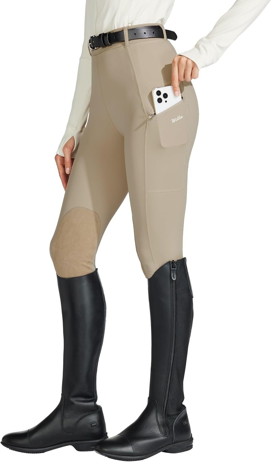 Blazer understood the assignment before I did — Willit Women's Horse Riding Pants English Equestrian Horseback Breeches