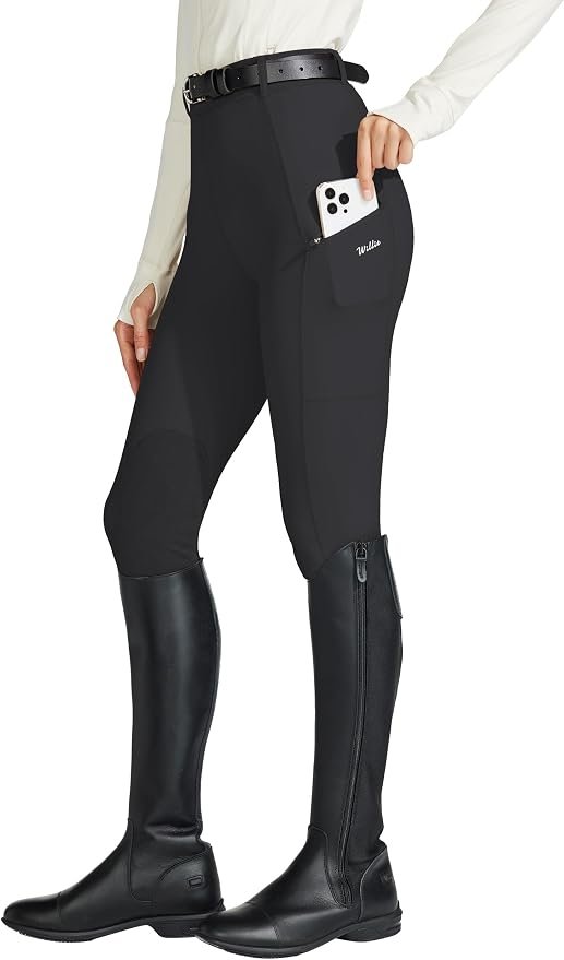 Sun out, Sweatshirt on — Willit Women's Horse Riding Pants English Equestrian Horseback Breeches