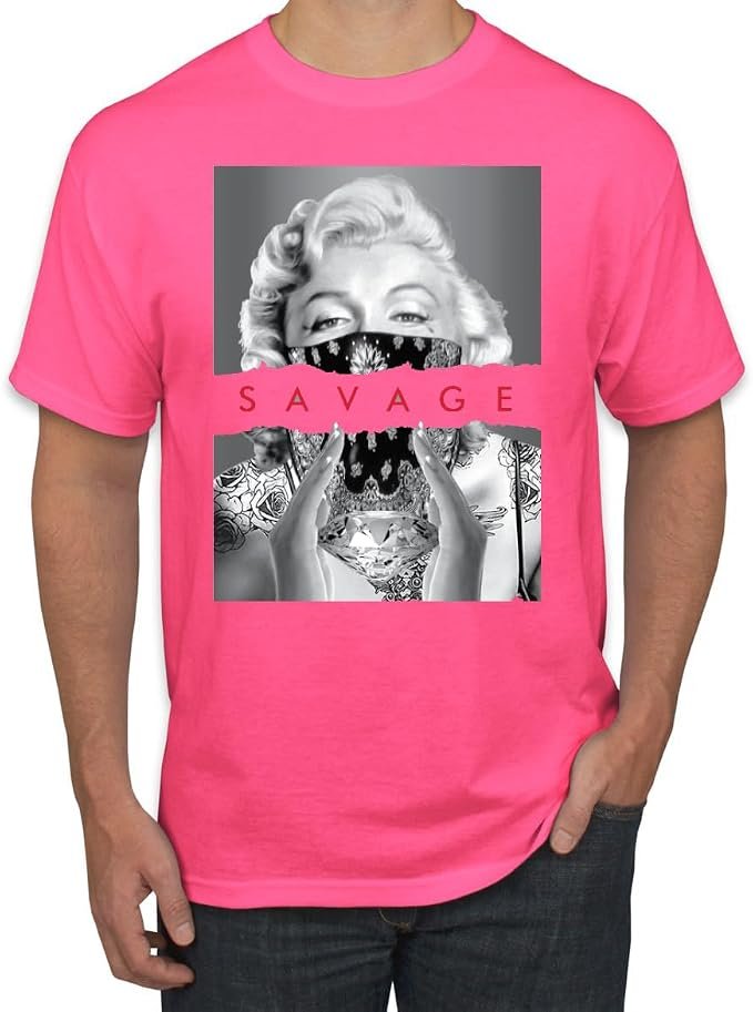 One errand, full fit check: T-Shirt — Wild Bobby Marilyn Famous Savage Rockstar Famous People Men's T-Shirt
