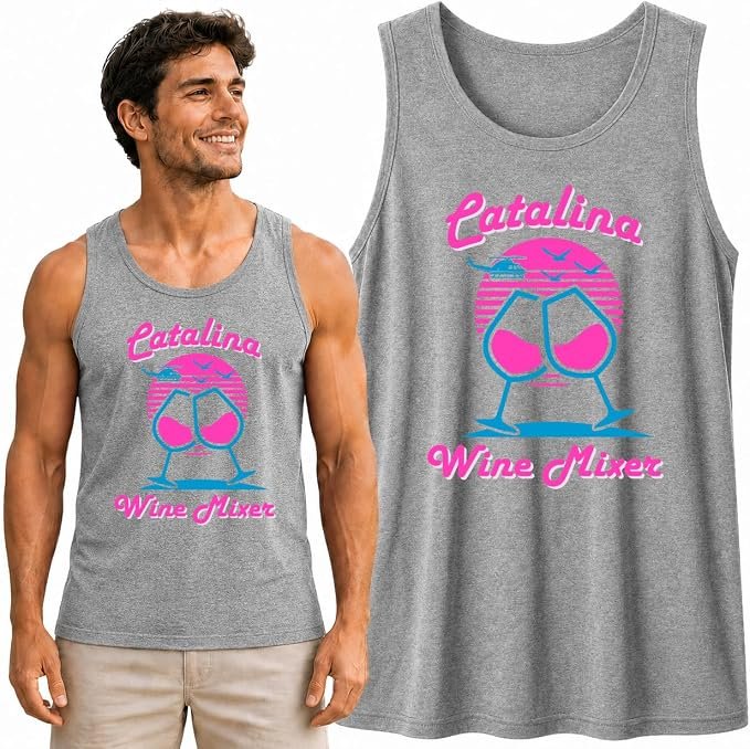Tank Top made a regular day look interesting — Wild Bobby Prestige Worldwide Funny Boats and Hoes Pop Culture Mens Graphic Tank Top