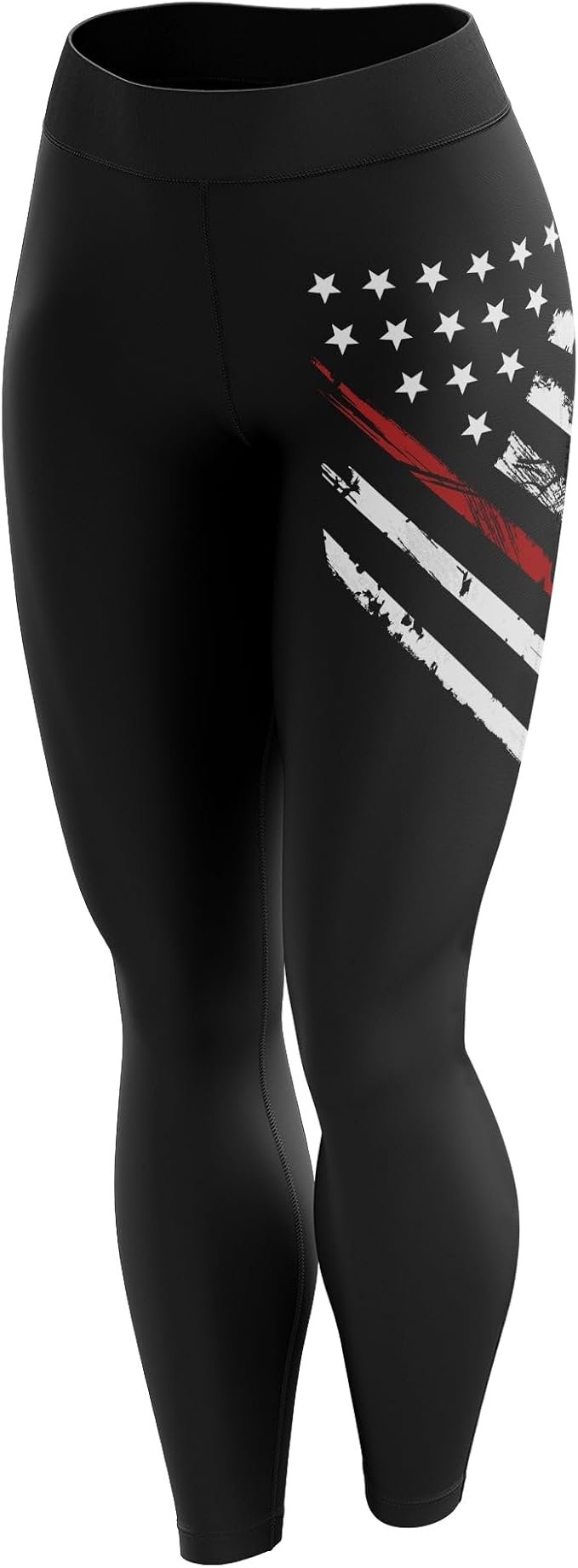 A little shade, a lot of Shirt — Tactical Pro Supply American Flag Leggings for Women, Workout High Waist Yoga Pants for Ladies