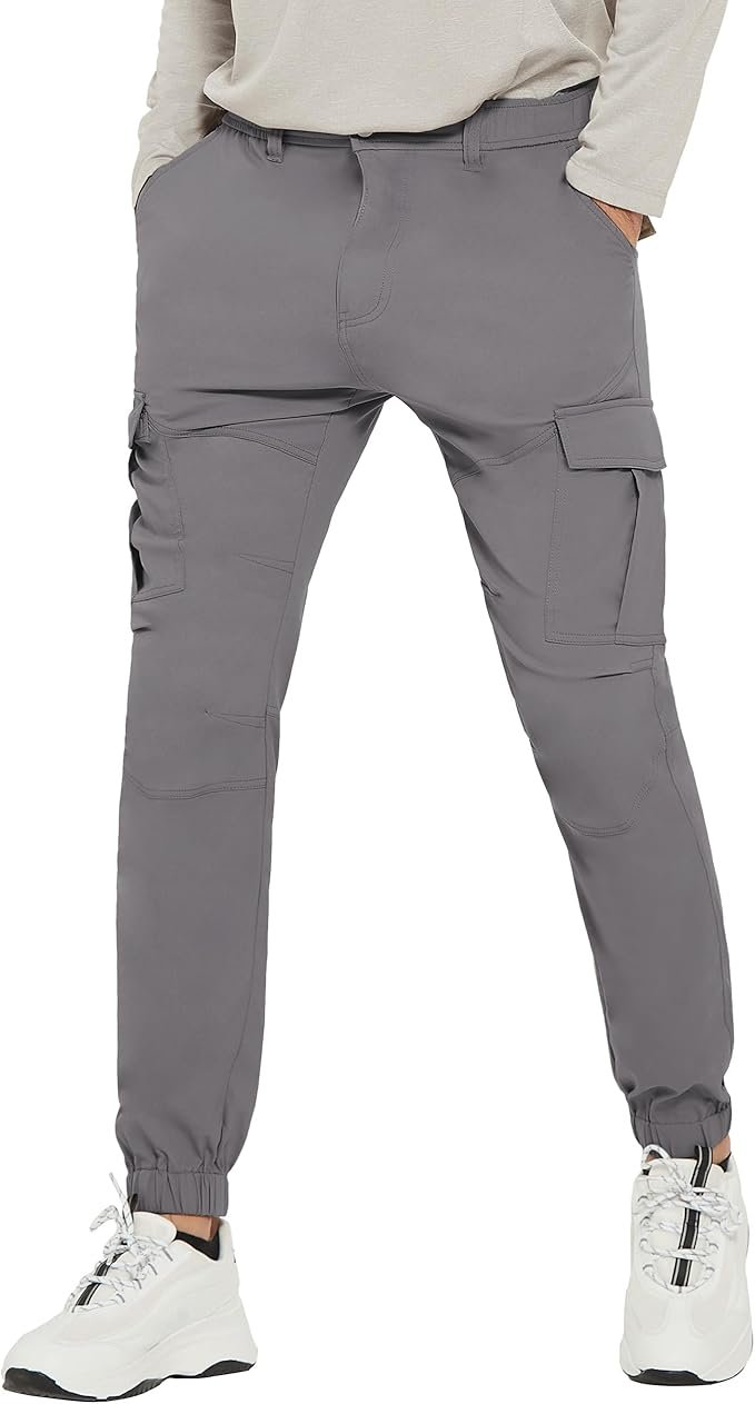 Styling Shorts for a golden-hour look — Puli Hiking Pants for Men Cargo Joggers Tapered Outdoor