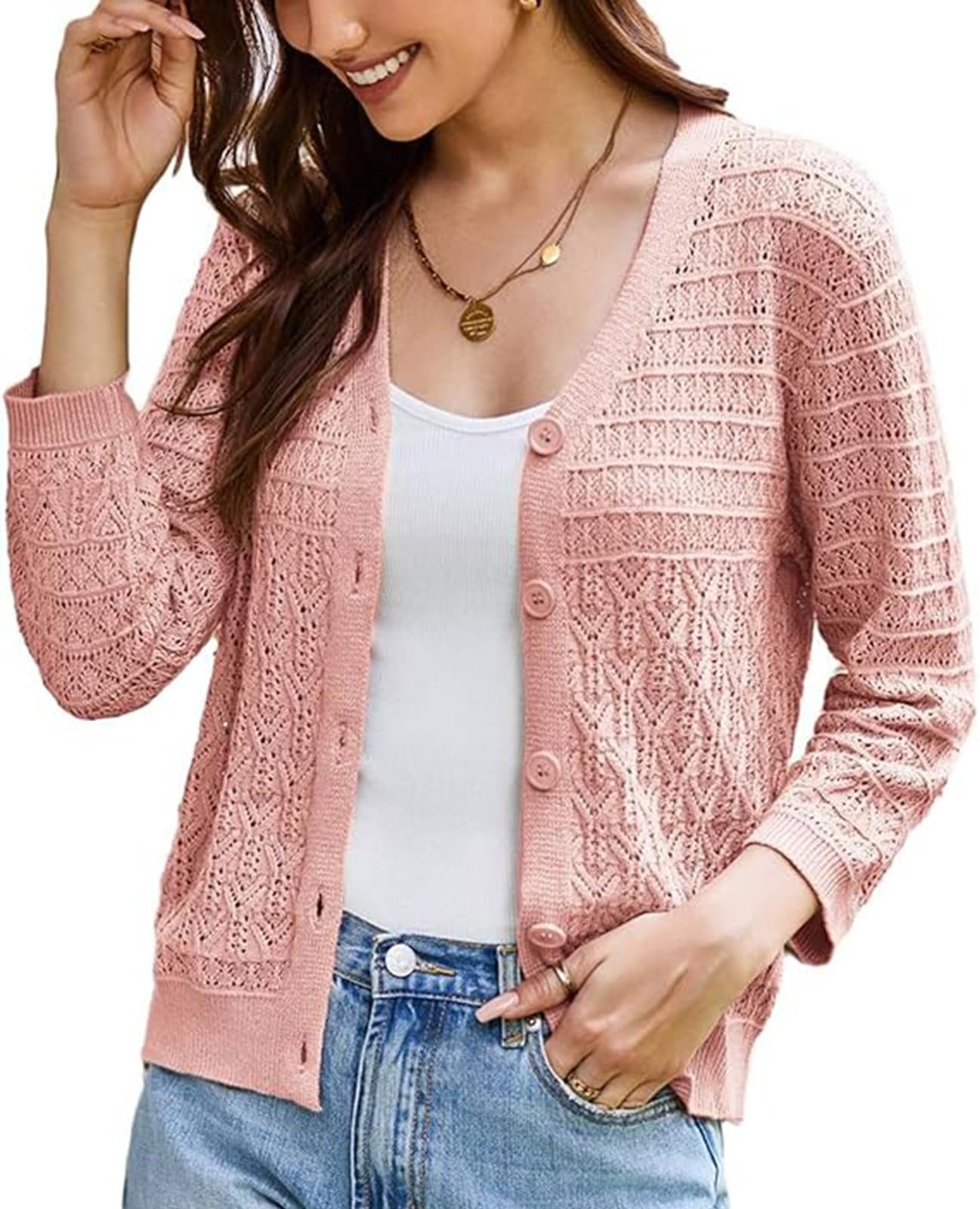 A little shade, a lot of Lightweight Jacket — Grace Karin 2026 Women's Summer Lightweight Cardigan Sweaters