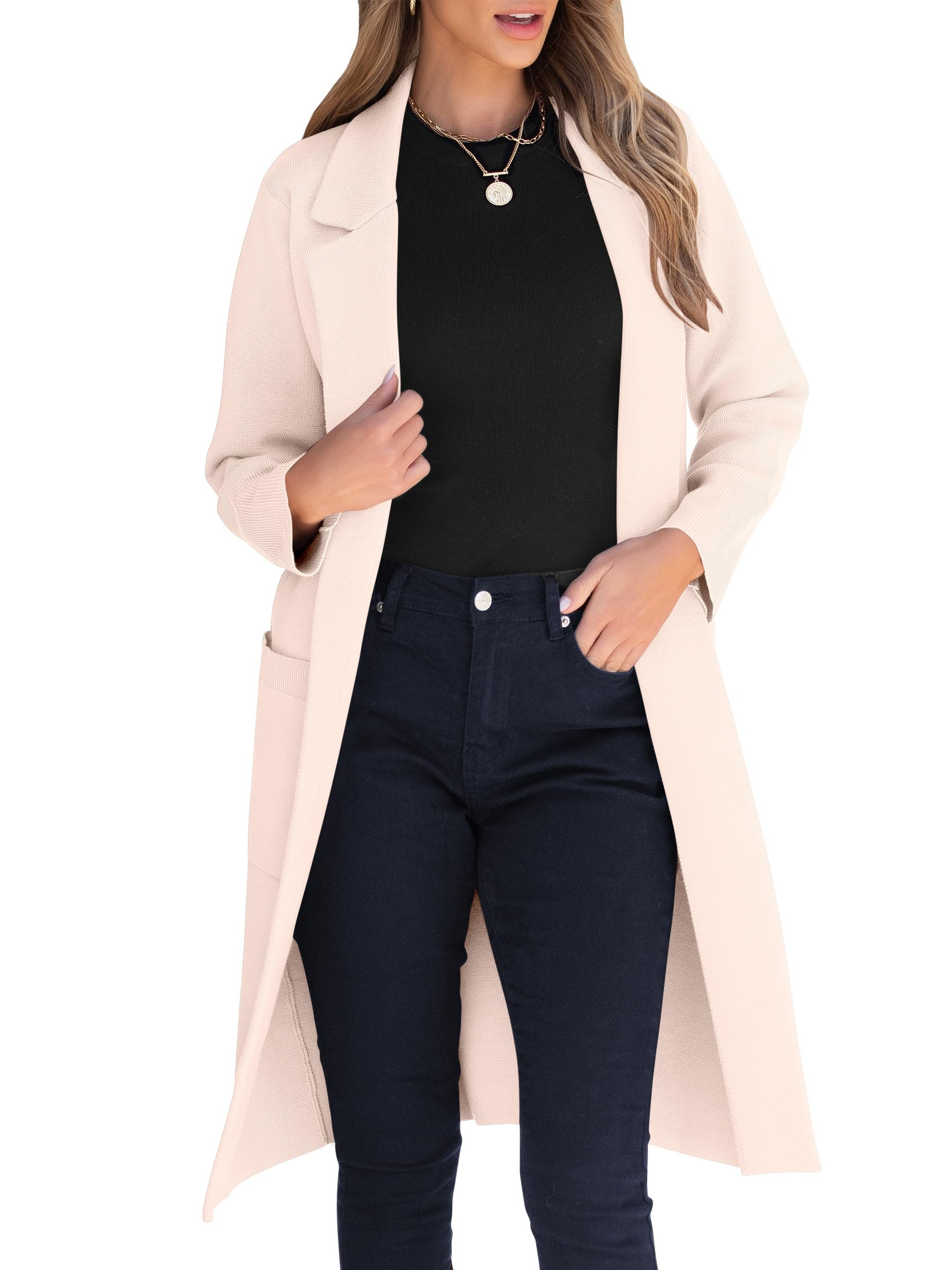 Small plans, strong opinion from Jacket — Anrabess Cardigan Sweater for Women Fall Oversized Jacket Sweater