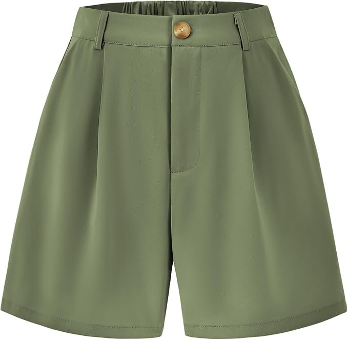 The schedule said casual; Shirt heard camera-ready — Kirundo Shorts for Women Dressy Casual Summer High Waisted