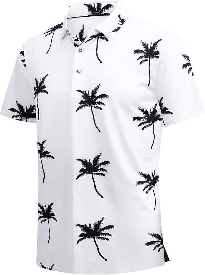 Shorts brought its own sunshine — Warhorsee Mens Polo Shirts Short Sleeve Moisture Wicking Golf Shirt for Men