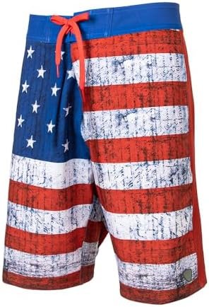 I wore T-Shirt; the day developed a personality — S A Soul of Adventure Men's 4-Way Stretch Board Shorts