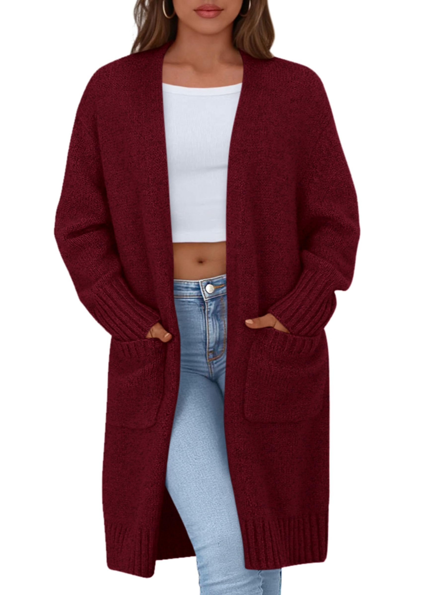 Jacket brought its own sunshine — Prettygarden Open Front Cardigan Sweaters for Women